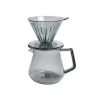 Timemore Crystal Eye Transparent Black Dripper 02 Set - Precision Coffee Brewing